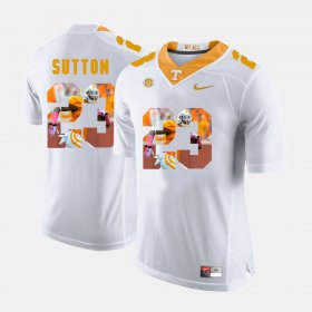 #23 Cameron Sutton Pictorial Fashion UT Men White Jersey 862994-317