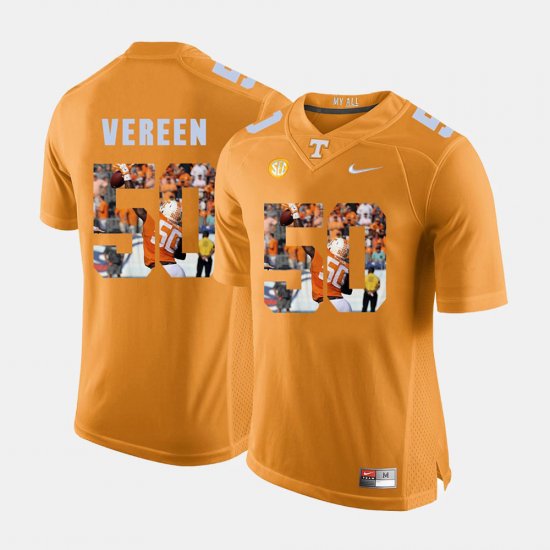 #50 Corey Vereen Pictorial Fashion Tennessee Vols Men\'s Orange Jersey 925743-352