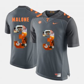 #3 Josh Malone Pictorial Fashion Tennessee Volunteers Men Grey Jersey 357194-592