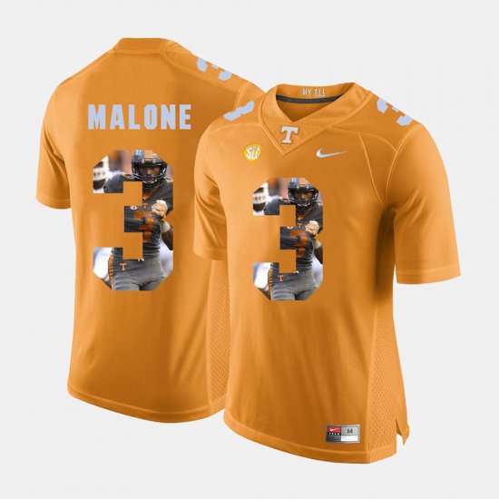 #3 Josh Malone Pictorial Fashion Tennessee Men\'s Orange Jersey 619743-406