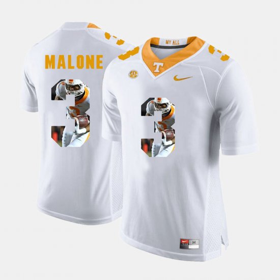 #3 Josh Malone Pictorial Fashion UT Men\'s White Jersey 982236-483