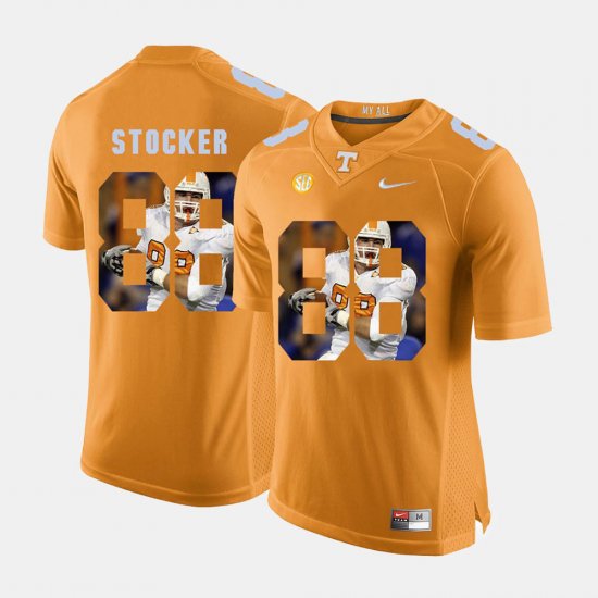 #88 Luke Stocker Pictorial Fashion Vols Men\'s Orange Jersey 654195-559