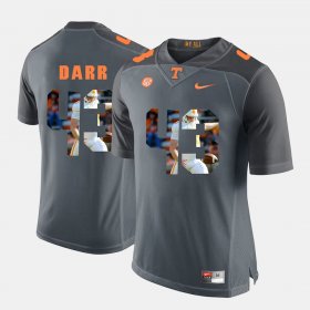 #43 Matt Darr Pictorial Fashion Tennessee Vols Mens Grey Jersey 276309-227