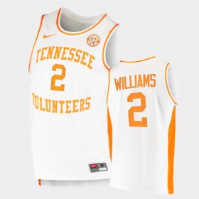 #2 Grant Williams Replica UT College Basketball Men White Jersey 503559-654