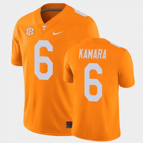 #6 Alvin Kamara College Football Tennessee Vols Alumni Player Game Mens Orange Jersey 595599-521