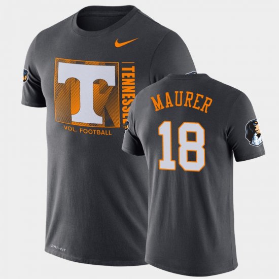 #18 Brian Maurer Team Issue UT Performance Men Black T-Shirt 842145-574