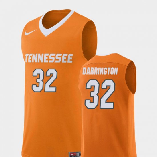 #32 Chris Darrington Replica UT College Basketball Men\'s Orange Jersey 772825-318