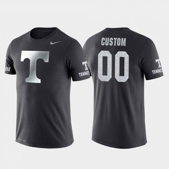 #00 Custom Travel UT College Basketball Performance Mens Anthracite T-Shirt 589300-805