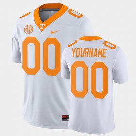 #00 Custom Game Tennessee Volunteers College Football Men's White Jersey 275604-524