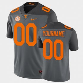 #00 Custom Limited Vols Football Mens Gray Jersey 396743-996