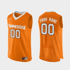 #00 Custom Authentic Performace Tennessee Vols College Basketball Men Orange Jersey 737753-531