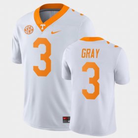 #3 Eric Gray Game Tennessee Volunteers College Football Men White Jersey 882791-392