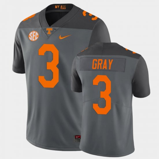 #3 Eric Gray Limited Tennessee Football Mens Gray Jersey 628293-991