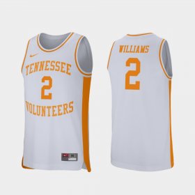 #2 Grant Williams Retro Performance Vols College Basketball Men White Jersey 272406-417