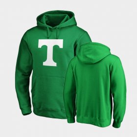 St. Patrick's Day Tennessee Vols White Logo Pullover Mens Green Hoodie 771997-803