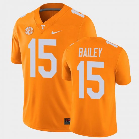 #15 Harrison Bailey College Football UT Alumni Player Game Men Orange Jersey 624553-974