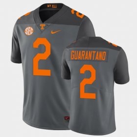 #2 Jarrett Guarantano Limited Tennessee Vols Football Men's Gray Jersey 998170-477