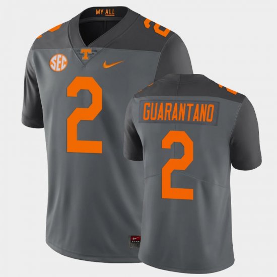 #2 Jarrett Guarantano Limited Tennessee Vols Football Men\'s Gray Jersey 998170-477