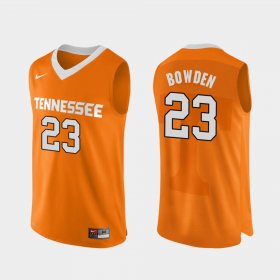 #23 Jordan Bowden Authentic Performace Tennessee Volunteers College Basketball Men's Orange Jersey 868207-718