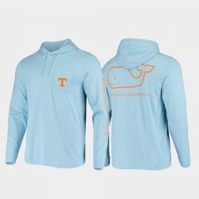 Whale Tennessee Hooded Long Sleeve Men Light Blue T-Shirt 475526-669 Whale Tennessee Hooded Long Sleeve Men Light Blue T-Shirt 475526-669