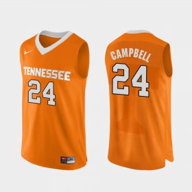 #24 Lucas Campbell Authentic Performace UT College Basketball Mens Orange Jersey 477371-974