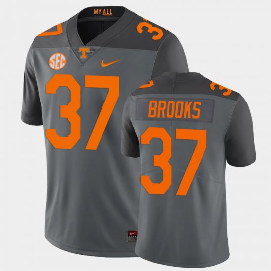 #37 Paxton Brooks Limited Tennessee Volunteers Football Men\'s Gray Jersey 929311-684