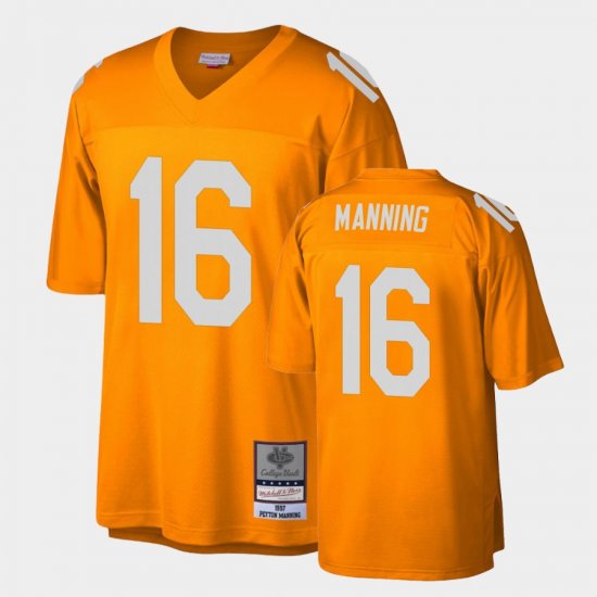 #16 Peyton Manning Legacy Tennessee Vols 1997 Men\'s Tennessee Orange Jersey 986839-249