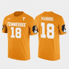 #18 Peyton Manning Future Stars UT Football Mens Orange T-Shirt 879177-806