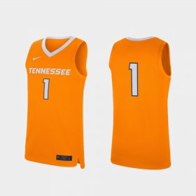 #1 Replica UT College Basketball Men Tennessee Orange Jersey 961081-672