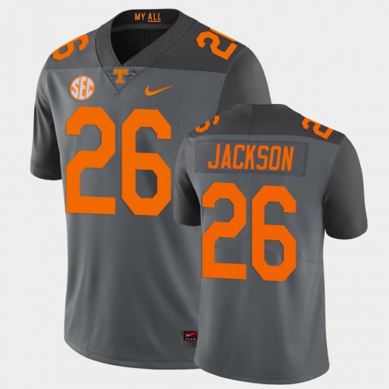 #26 Theo Jackson Limited Tennessee Football Men\'s Gray Jersey 653102-611