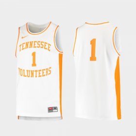 #1 Replica Vols Retro College Baketball Men White Jersey 672908-473