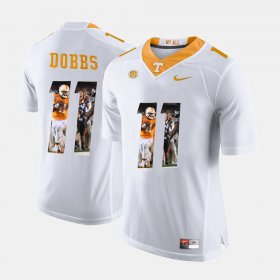 #11 oshua Dobbs Pictorial Fashion Tennessee Volunteers Men's White Jersey 226435-967