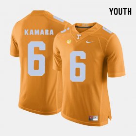 #6 Alvin Kamara College Football UT Youth Orange Jersey 674877-122