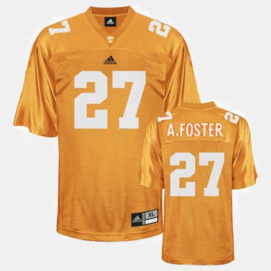 #27 Arian Foster College Football UT Men Orange Jersey 711960-938