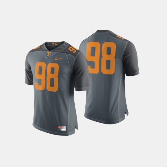 #98 College Football Vols Men Gray Jersey 846523-880