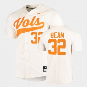 #32 Drew Beam College Baseball UT 2022 Replica Men's White Jersey 182680-192