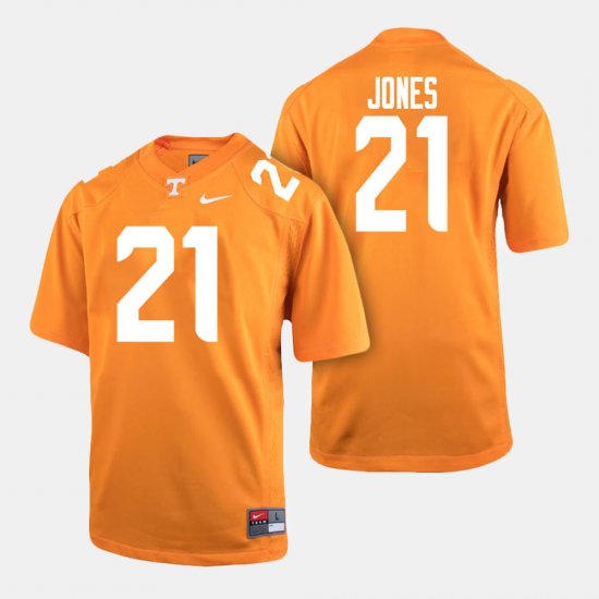 #21 Jacquez Jones College Football Tennessee Mens Orange Jersey 760129-850