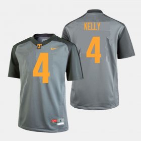 #4 John Kelly College Football Vols Men Gray Jersey 750680-608