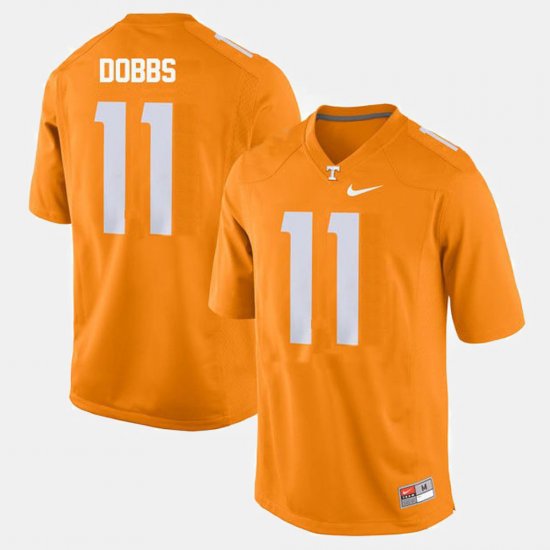 #11 Joshua Dobbs College Football Vols Men\'s Orange Jersey 992720-887