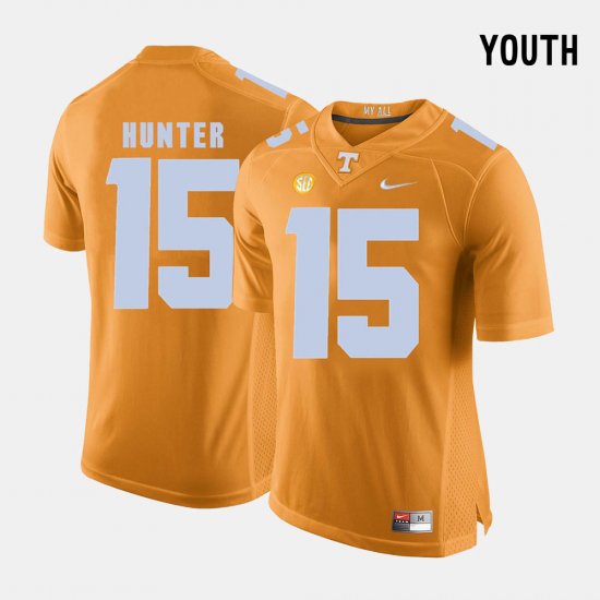 #15 Justin Hunter College Football Tennessee Youth Orange Jersey 802424-406