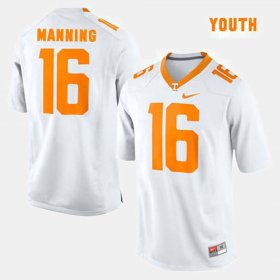 #16 Peyton Manning College Football Tennessee Vols Youth White Jersey 250379-831