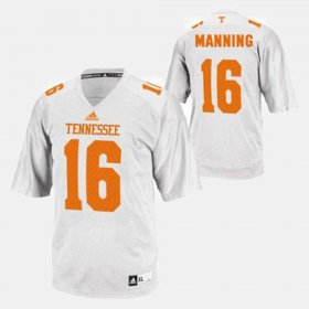 #16 Peyton Manning College Football Vols Men's White Jersey 897894-684