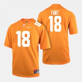 #18 Princeton Fant College Football Tennessee Volunteers Mens Orange Jersey 580183-860