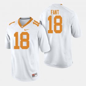 #18 Princeton Fant College Football Tennessee Vols Men's White Jersey 239824-653