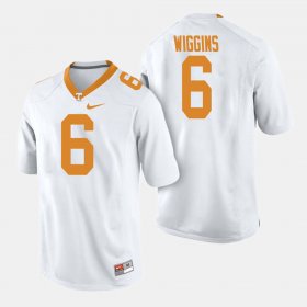 #6 Shaq Wiggins College Football Tennessee Vols Mens White Jersey 241477-290