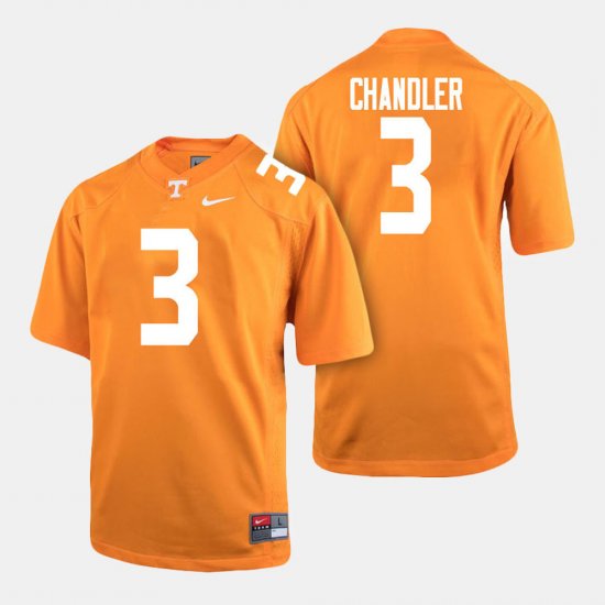 #3 Ty Chandler College Football UT Mens Orange Jersey 272296-678