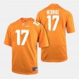 #17 Will McBride College Football UT Men's Orange Jersey 315229-174