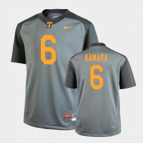 #6 Alvin Kamara Replica UT Youth Gray Jersey 273447-607