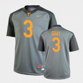 #3 Eric Gray Replica Tennessee Volunteers Youth Gray Jersey 887421-659