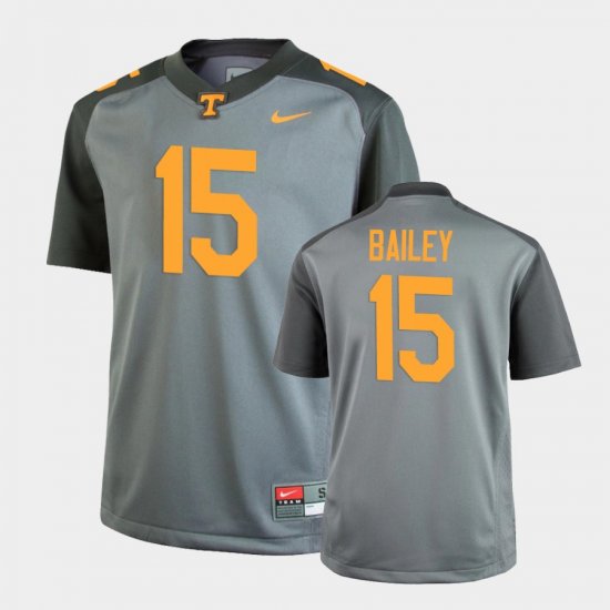 #15 Harrison Bailey Replica Vols Youth Gray Jersey 357411-646